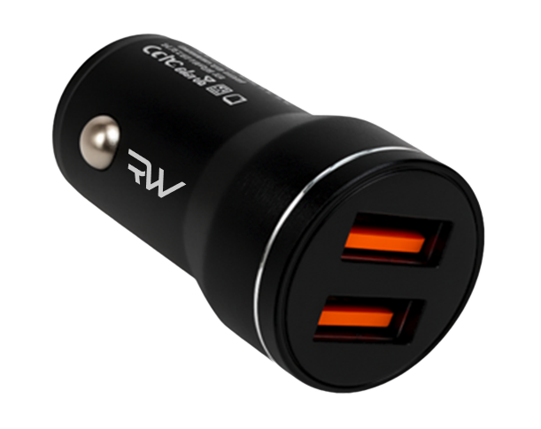 USB Car Charger - 2 Ports